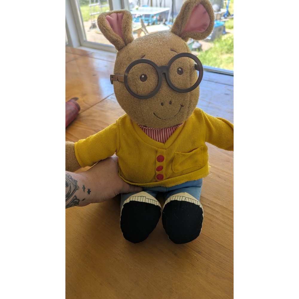 Vintage 1996 Playskool Talking Arthur Plush 18"‎ Marc Brown PBS Kids Toy 5834